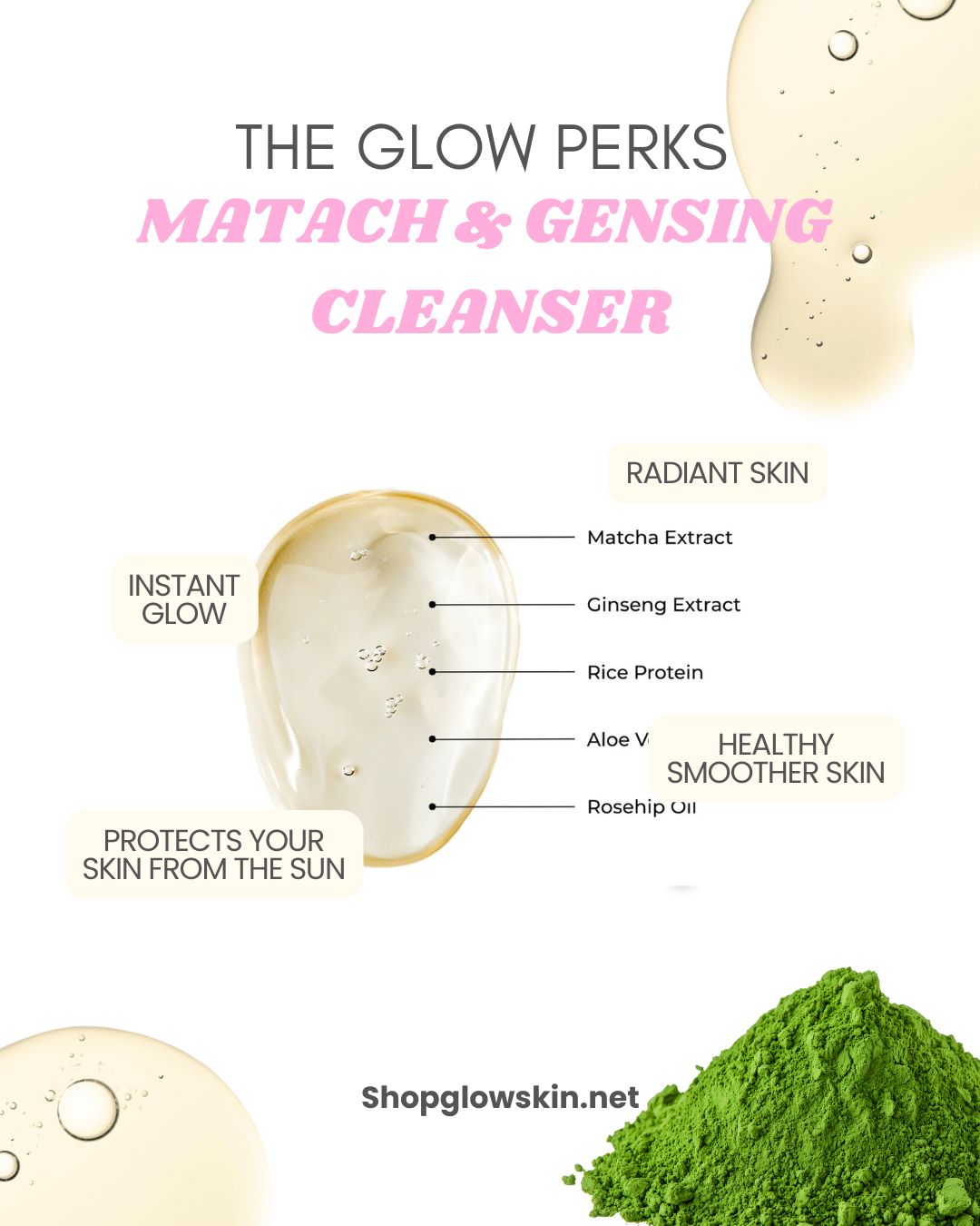 Matcha & Ginseng Cleanser